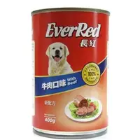 在飛比找蝦皮購物優惠-【福壽】EverRed長紅犬罐400g(兩種口味可選)