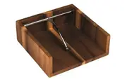 DAVIS & WADDELL ACACIA WOOD NAPKIN HOLDER
