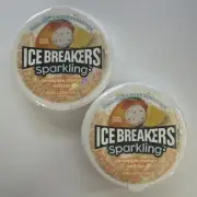 ICE BREAKERS Sugar Free Mints Sparkling Pineapple Mango Seltzer 1.5 oz (2 Count)