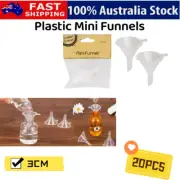 20 pcs Small Plastic For Perfume Diffuser Bottle Mini Liquid Oil Funnels 3cm