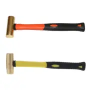 Explosion-proof Red Copper Drum Hammer Non-sparking Tools 0.45kg/0.68kg