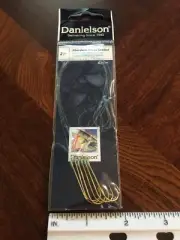 Danielson Aberdeen/Baitholder Fish Hooks Snelled, Varied Sizes, 6 per pack