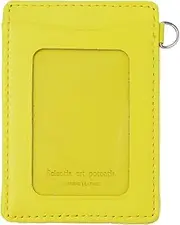 スリップオン(Slip-On) Slip-On Noir Single Pass Case, Yellow B-NSL-1801, Leather, Double-Sided Pockets, Leather, Men's, Women's,