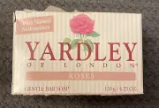 New Yardley Of London Gentle Bar Soap Roses With Natural Moisturizers D20