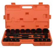 21pcs 3/4" 19mm-50mm Drive Deep Impact Socket Set Garage Repair Sockets Ratchets