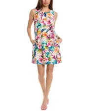 Tommy Bahama Garden Of Hope & Courage Silk Mini Dress