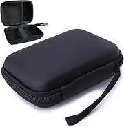 [Goodshop001] GPS Case Hard Carrying Case Portable Zipper Bag Compatible with Garmin Edge Explore 2 Garmin Edge 1050 1040 1030 Plus 840 830 820 540 530 520 GPS Protective Case Black