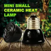 2PC E27 Reptile Lamp Infrared Ceramic Heat Lamp Bulb Pet Turtle Basking Light