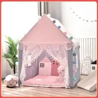 在飛比找樂天市場購物網優惠-兒童遊戲帳篷 小斑鳩兒童帳篷室內游戲屋公主女孩家用小房子城堡