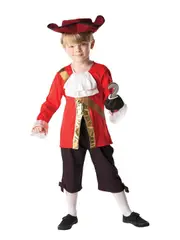 Disney The Nut Cracker Captain Hook Child Boys Dress Up Costume