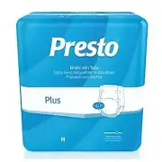Presto Breathable Brief, Value Plus Absorbency, XL, Beige, Case of 80