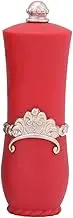 Fdit Pincushions, Portable Rotatable Lipstick Needle Pin Cushion Holder Small Size Sewing Needle Holders for Needlework Enthusiasts (Red)