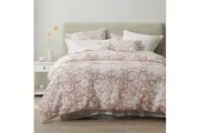 Platinum Collection CORALIE DUSK Duvet Doona Quilt Cover Set - Queen Bed