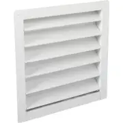 AirVent 12" x 12" Square White Gable Attic Vent 81202 Pack of 6 AirVent 81202