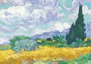 Cypresses - Van Gogh Large A2 42x59.4cm QUALITY Decor Canvas Art Print Unframed