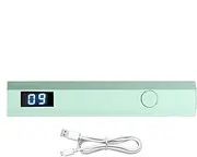 Berriphonia Rechargeable LED Display Dryer For Extension - UV Gel Lamp, UV LED Lamp For Gel Nails, Small Light Polish In - 2 Timers, Quick Nails