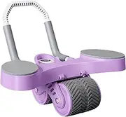 Abdominal Exercise Roller with Timer,2023 Upgraded Elbow Support Automatic Abs Roller Wheel Core Exercise Equipment Abdominal Wheel