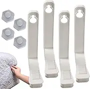 Bed Sheet Holders, Heavy Duty Bedding Pins Sheet Holder 4X Set, Safety Quilt Fixing Buckle Heavy Duty Comforter Holder for Cushions