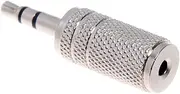 Premium Metal 2.5mm Female to 3.5mm Male Stereo Audio AUX Converter Connector Adapter
