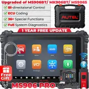 Autel MaxiSys MS906 Pro Diagnostic Scan Tool Bi-Directional Test ECU KEY Coding
