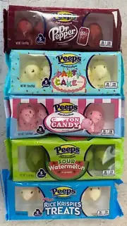Peeps Dr Pepper Party Cake Cotton Candy Sour Watermelon Rice Krispies Flavors