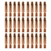 100xMIG Contact Tips- ESAB Style - 1.0mm x M6 - 100 pack - Parweld - 153-500-005