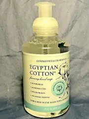 CST~Commonwealth~EGYPTIAN COTTON~Luxurious Foaming Hand Soap~20 fl oz/592mL~Aloe