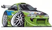 Mitsubishi Eclipse GSX Turbo Fast Furious t-shirt Paul Walker sizes S-3XL