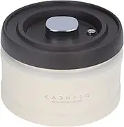 Vacuum Sealed Coffee Cans Large Diameter Good Sealing Stackable Stainless Steel Airtight Coffee Container for Home Cafe
