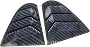Compatible for Mitsubishi Lancer EX X EVO 2008-2018 Rear Window Side Vent Shutter Louver Cover Trim Car Accessories Auto Parts Carbon Fiber(Carbon)