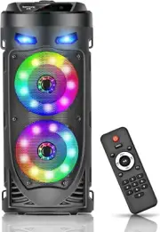 Portable Bluetooth Speaker, 30W Wireless Speaker with Double 4’’ Full Range S...