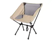 C172 Outdoor Beige Folding Chair Backrest Equipment Art Sketching Small Bench Beach Chair Moon Chair Camping Gear Equipment