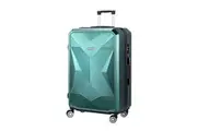 Wanderlite 28" 75cm Luggage Trolley Travel Suitcase Carry On Storage TSA Hardshell Atrovirens