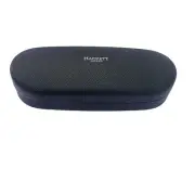 HACKETT LONDON SPECTACLES SUNGLASSES CASE HOLDER CLAMSHELL BRAND NEW BLACK