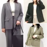 UNIQLO Tailored jacket relaxed fit Women's 3 Colors XS-3XL Chest & inner pocket