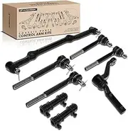 A-Premium Set of 8, Front Inner & Outer Tie Rod End, Idler Arm, Center Link, Compatible with Chevrolet Blazer 1995-1995, S10 Blazer 1983-1994, S10 1982-1995 & GMC S15, S15 Jimmy, Sonoma, Jimmy