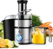 KOIOS Centrifugal Juicer Machines, Juice Extractor with Big Mouth 3” Feed Chute,