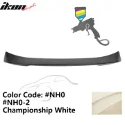 Fits 22-25 Honda Civic Hatchback Mugen #NH0 Championship White Trunk Spoiler ABS