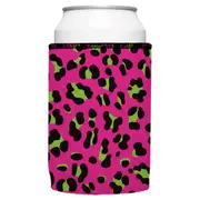 Stubbyz 80s Leopard Print Stubby Cooler