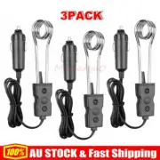 3*12v Car Immersion Hot Water Boiler Heater Element Coffee Tea Baby Bottle 120W