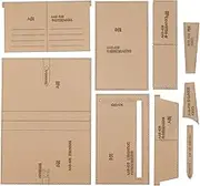 Respicefinem 9Pcs Acrylic Template for Ladies Handbag Purse DIY Handmade Leather Pattern Mold Craft Tools Each Piece Made of Acrylic with Useful Features for Leather Crafting