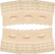 [DoHope] Elastic Bra Extender Strap 5 Hook 3 Row 3/4 Plus Size Bra Extension Band