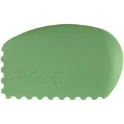 Princeton Artist Brush Catalyst Silicone Wedge Tool-Green W-03, W-0-3