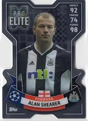 Match Attax Extra 2023 2024 Alan Shearer Pro Elite Trading Card