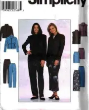 Simplicity Sewing Pattern 8398 Jacket Vest Skirt Pants Womens Size 14-18