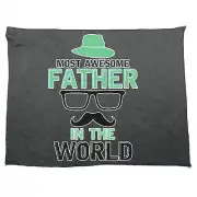 Most Awesome Father In The World - Funny Microfiber Gym Sports Towels Towel