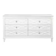 Plantation 6 Drawer Chest - White