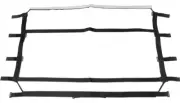 Moose Utility Rear Dust Panel for 2019-2022 Yamaha YXE85 Wolverine X2 R-Spec UTV