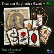 tarot card cards deck oracle book count of cagliostro alchemy vintage symbol art