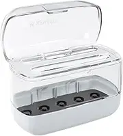 Organizer Case for Cricut Maker Blades/QuickSwap Tip/Explore Blades, Box Holder for Cricut Joy Blades Accessories, White, Modern